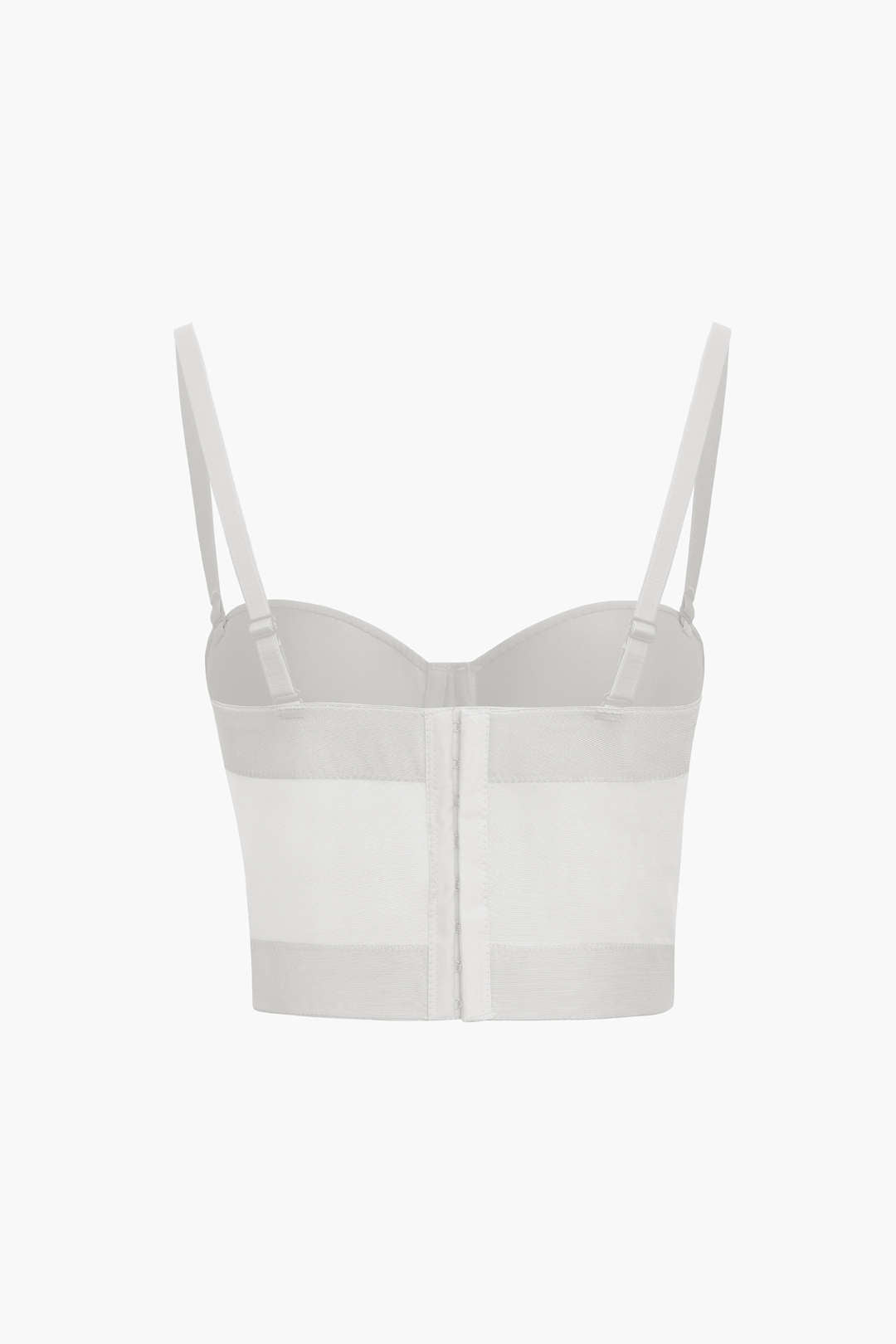 Top bustier en maille avec armatures