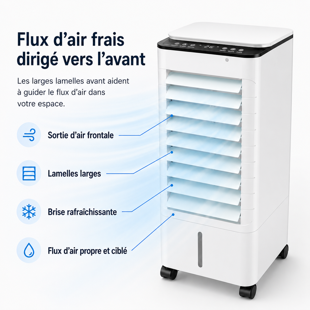 Climatiseur Portable Sans Fenêtre pour Maison et Bureau