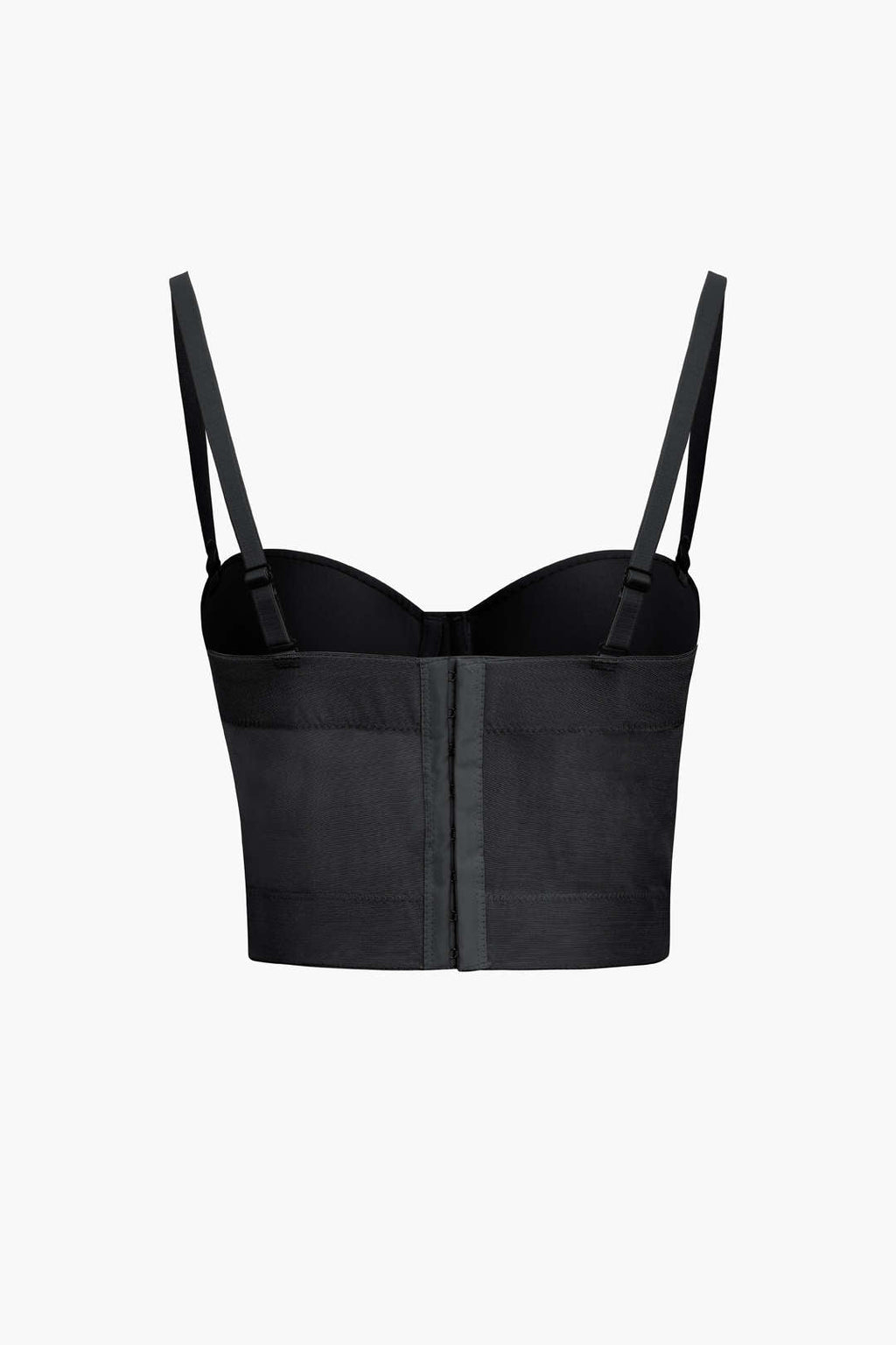 Top bustier en maille avec armatures