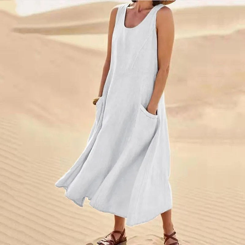 Tina™ - Robe d'été en lin
