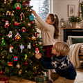 Calendrier de l'Avent en Blocs de Noël – 24 Ornements de Noël
