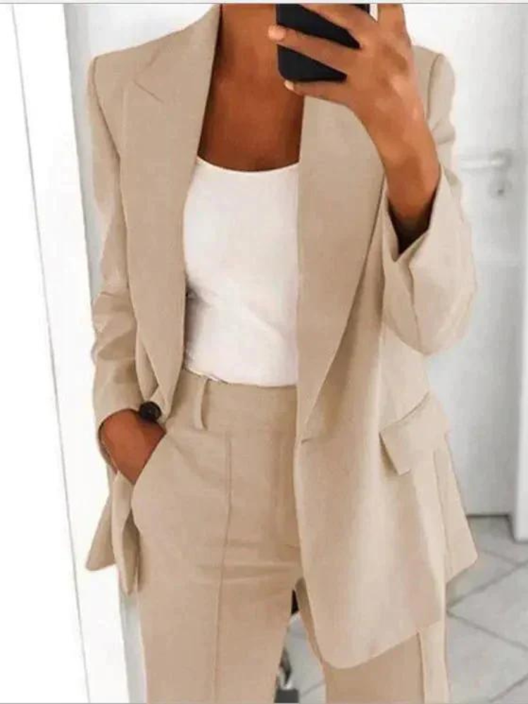 Costume de blazer 2 pièces pour femmes