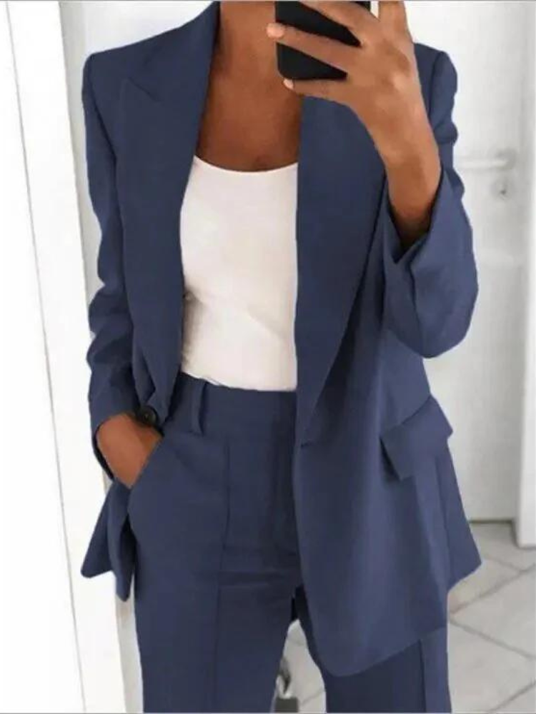 Costume de blazer 2 pièces pour femmes