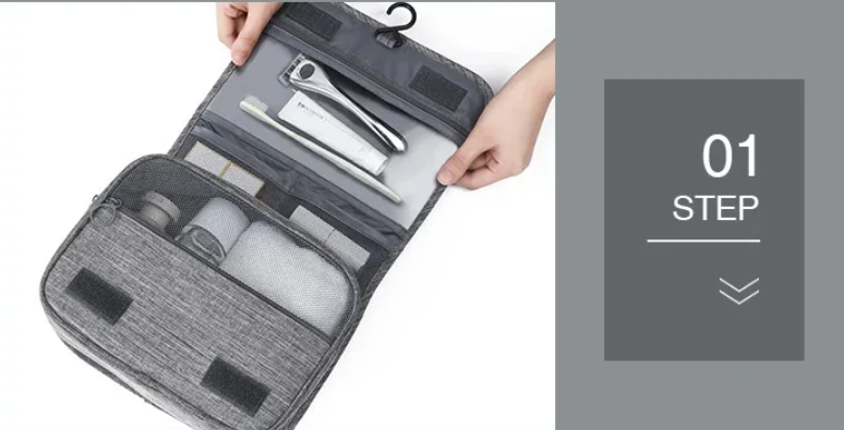 Trousse de toilette suspendue pour hommes