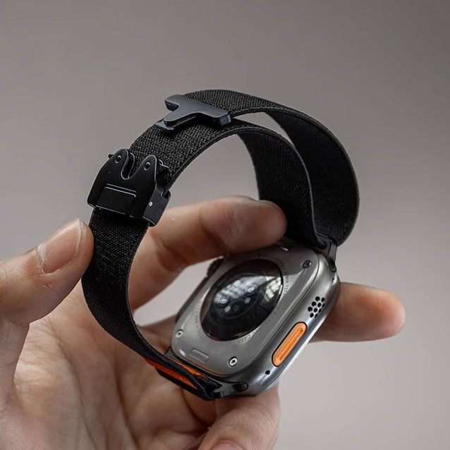 LuxeFlex Elite Nylon Band | Bandes élastiques confortables et élégantes pour Apple Watch