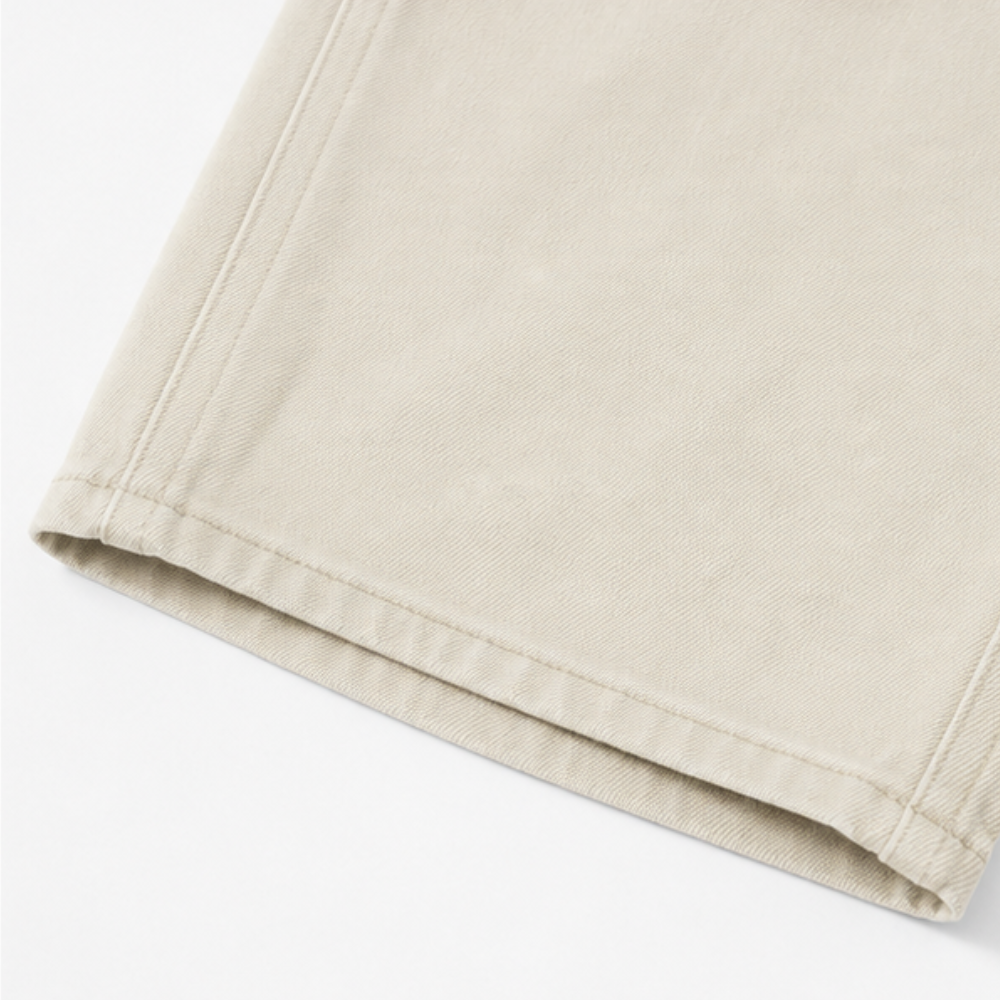 Cropelle – Pantalon droit cropped avec détails de couture