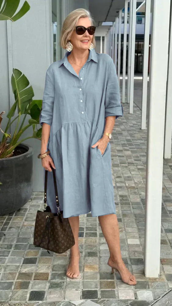 Robe en coton décontractée