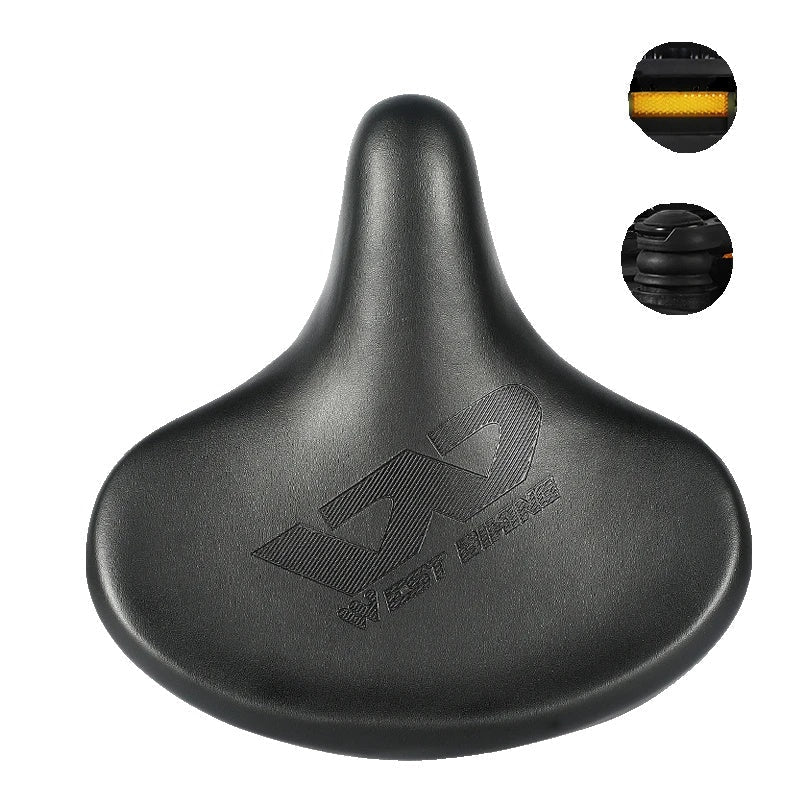 Selle de Vélo Ergonomique Confortable avec Coussin Élargi pour les Longs Trajets – Compatible avec VTT, E-Bikes et Plus
