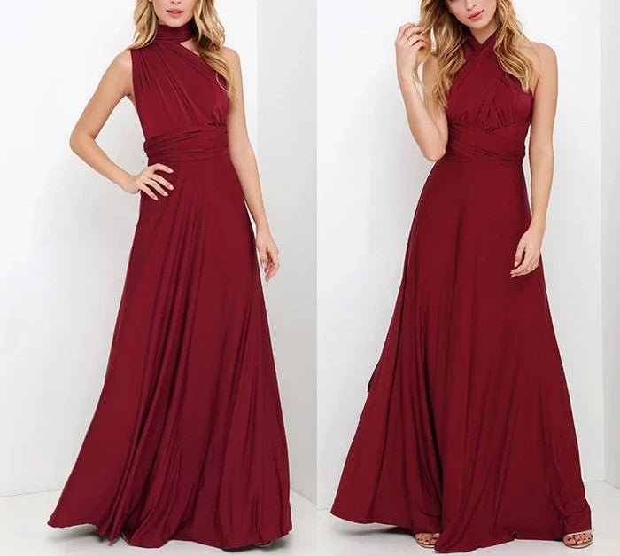 Robe portefeuille élastique avec bretelles
