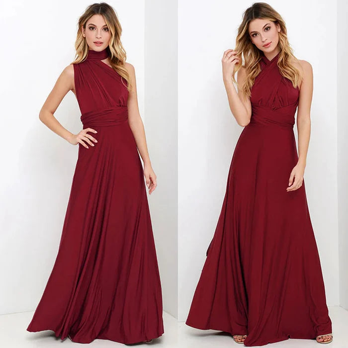 Robe portefeuille élastique pour femmes avec bretelles pour un ajustement parfait