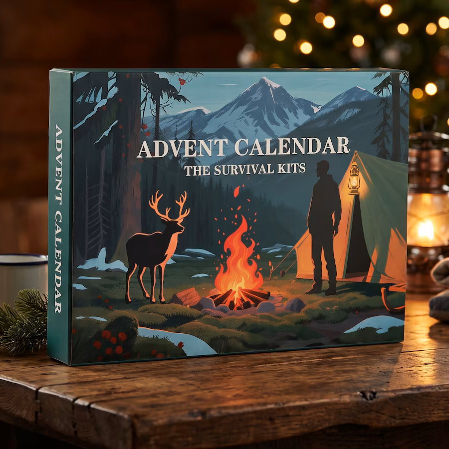 Calendrier de l'Avent Outils – 24 Jours avec des Outils de Plein Air et d'Aventure