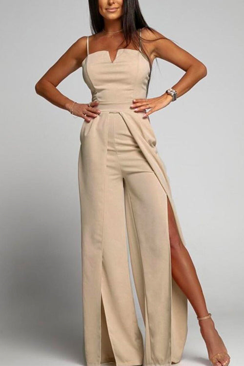Echoarchiv | Haut taille fendue fluide avec jambes larges