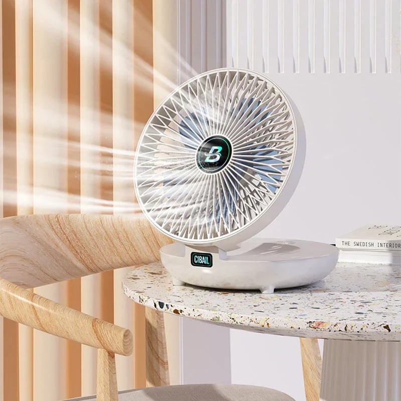 AeroLux Élégant Ventilateur Portable | Ventilateur pliable et stylé pour un confort ultime