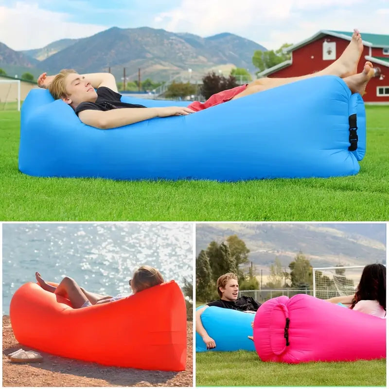 AirRest Outdoor Air Lounger – Lit d'air pratique pour des aventures confortables en extérieur