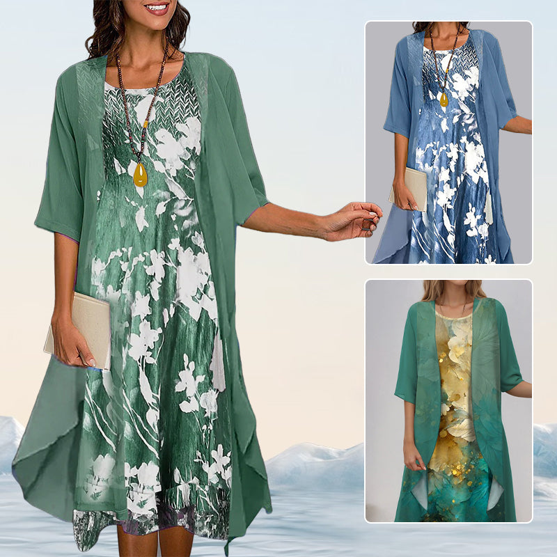 Dhara | Chic & confortable – Ensemble blouse et robe