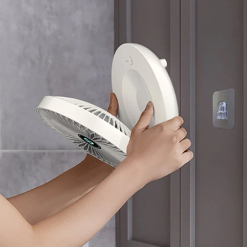 AeroLux Élégant Ventilateur Portable | Ventilateur pliable et stylé pour un confort ultime