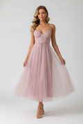 Robe en Tulle pour Femmes avec Décolleté en Coeur