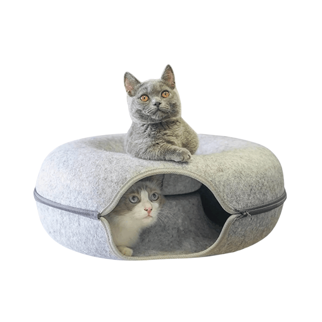 PawDonut Tunnel | Tunnel pour Chats et Maison de Jouets