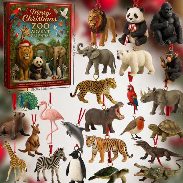 ZooFest | Joyeux Calendrier de l'Avent Zoo de Noël 2025 Compte à Rebours Festif