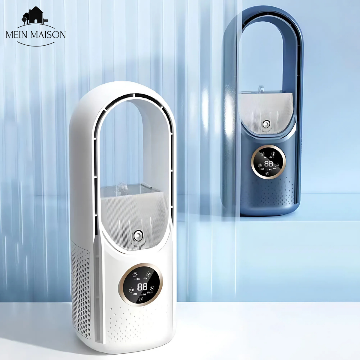 Ventilateur USB Sans Lame Refroidisseur d'Air Silencieux avec Minuterie et Humidification