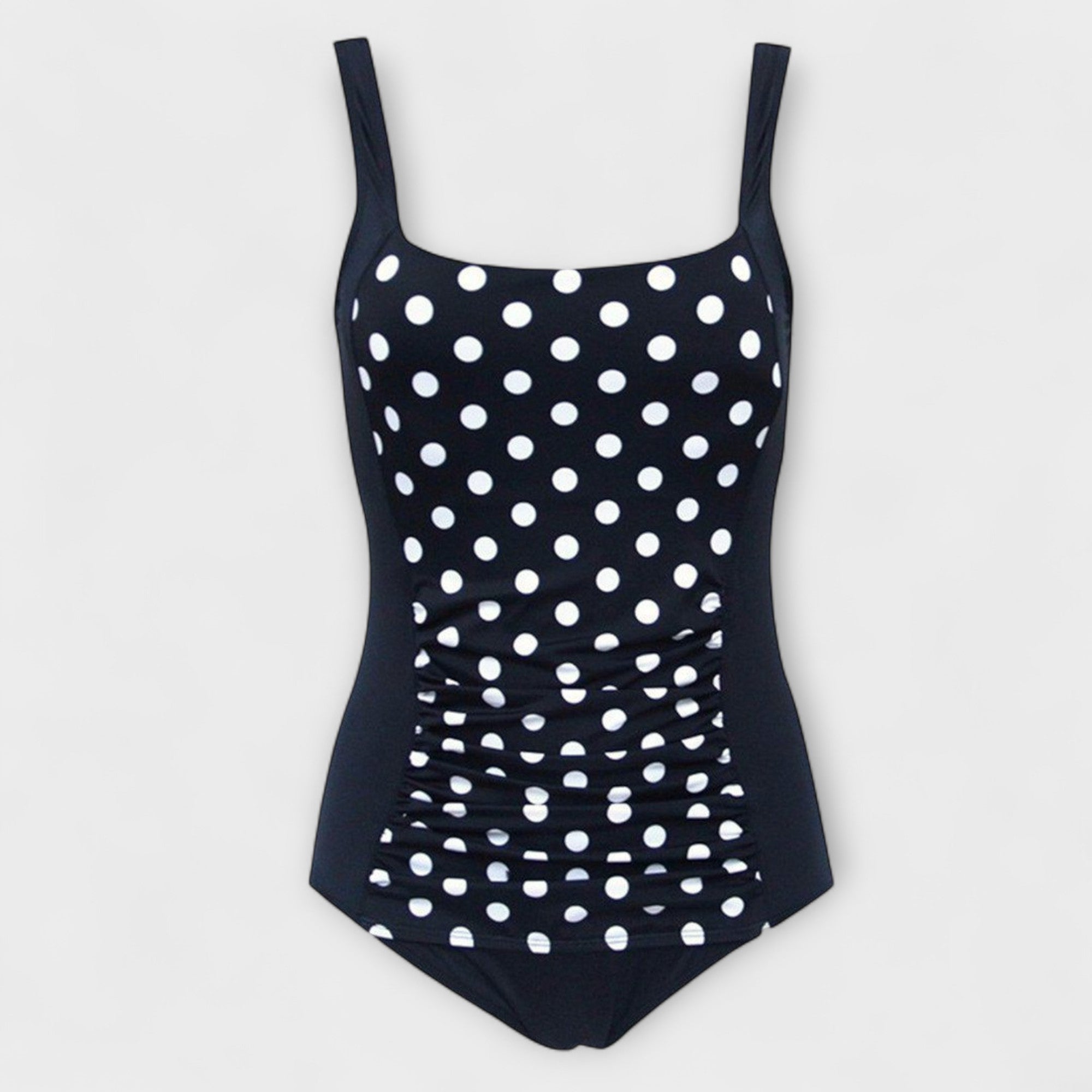 Maillot de Bain Une Pièce pour Femme avec Décolleté en V et Détail Froncé Latéral