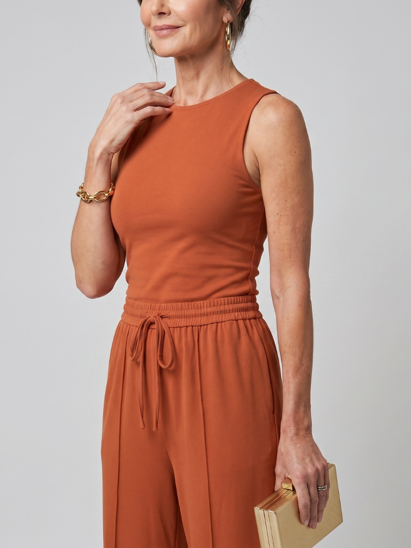 Valencia | Ensemble de pantalons larges sans manches