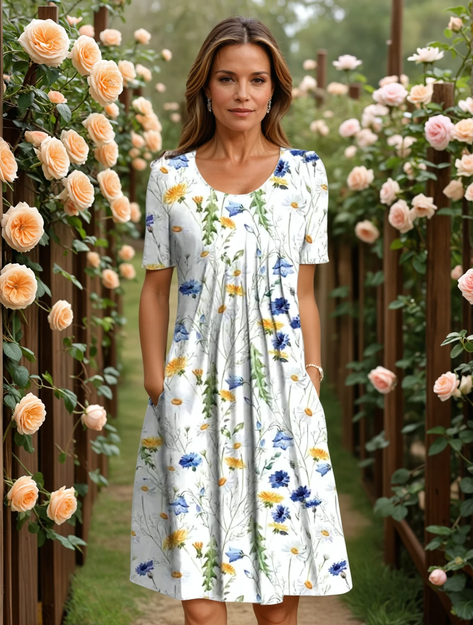 Fiona™ - Robe élégante de tous les jours