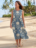 Kailo | Robe Midi Fleurie Shoreline