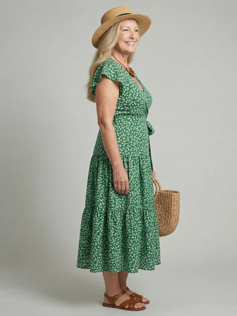 Nirelle | Robe Midi Enveloppante Calme