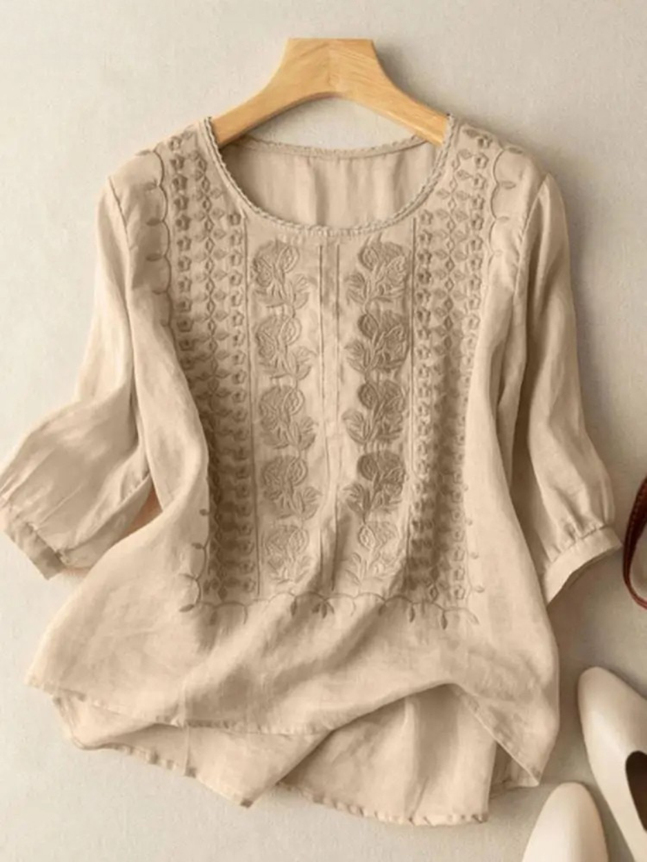 Constance | Blouse élégante avec de délicates broderies