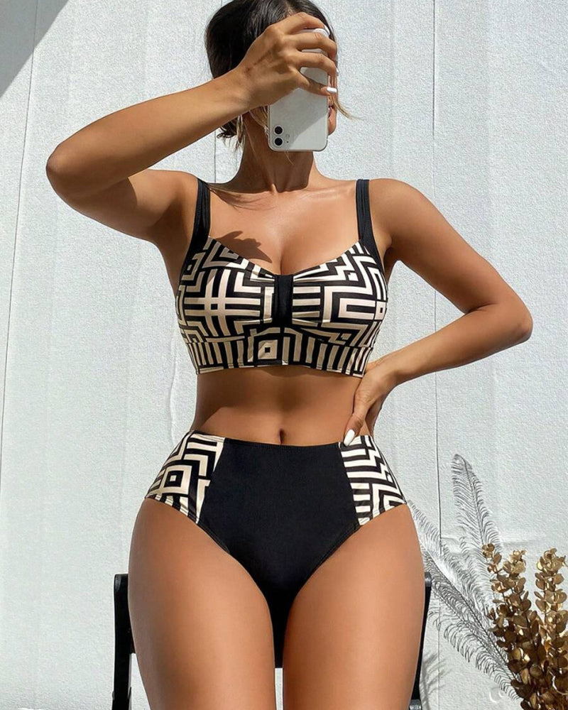 Azari | bikini deux pièces stylé avec imprimé
