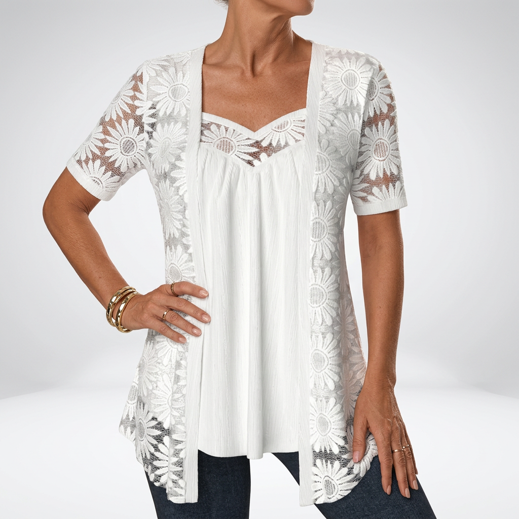 MOREAU LYON | BLOUSE À DENTELLE POUR FEMMES