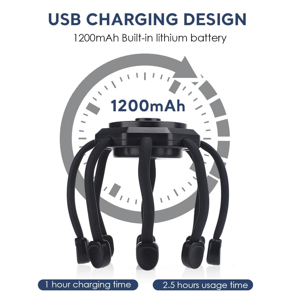 LuxAura Ultra Appareil de Massage Cuir Chevelu | Massage relaxant pour un soulagement et un bien-être ultimes
