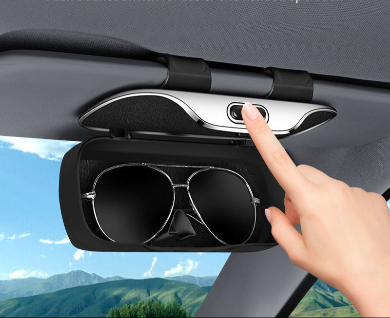 LuxAuto Luxe Étui à lunettes de soleil | Protection élégante pour vos lunettes de soleil dans la voiture