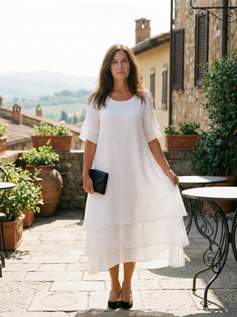 Belen | Robe Légère à Volants