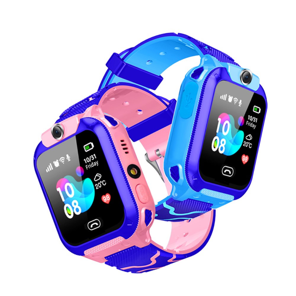 Montre intelligente pour enfants avec GPS, caméra, appels téléphoniques et bouton SOS