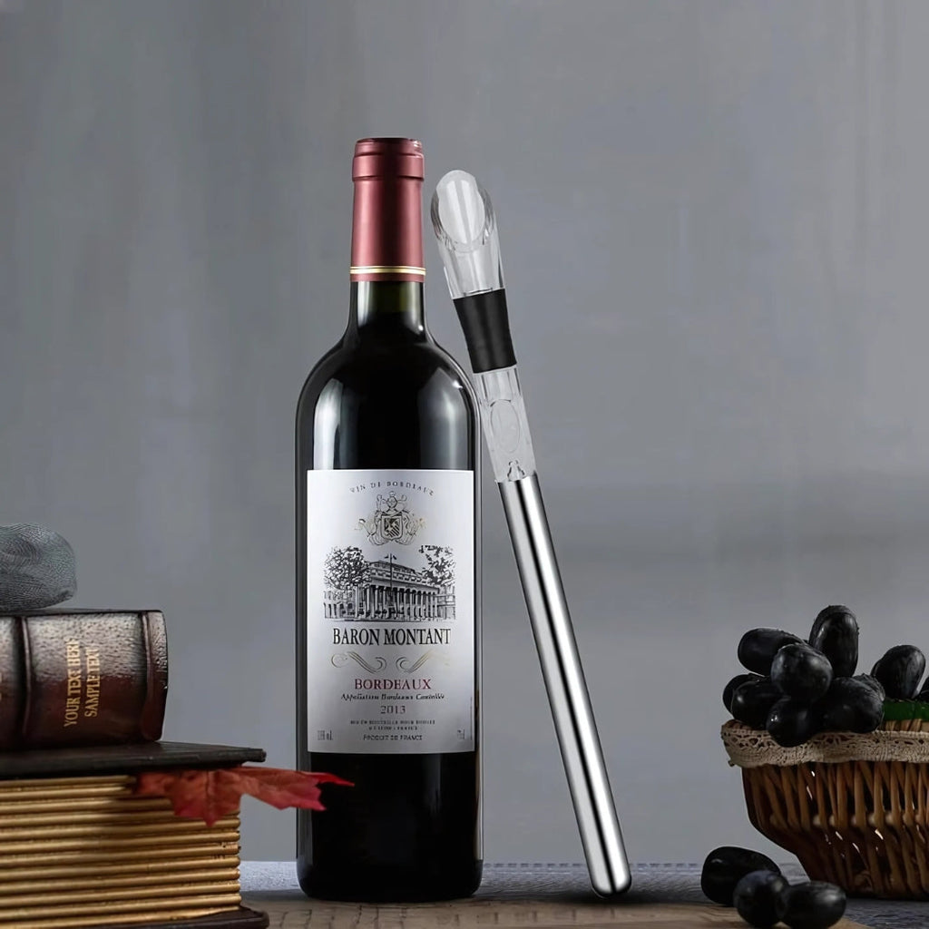 VinoElegance Luxe Bâton de Refroidissement à Vin | Température parfaite et service élégant