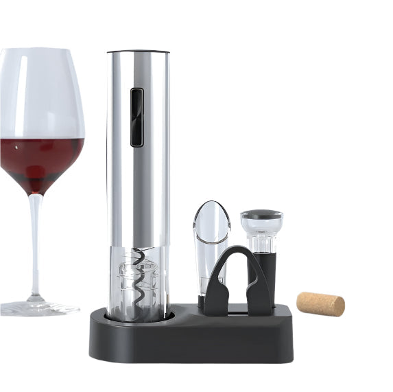 VinElegance Luxe Tire-bouchon | Ouvrez facilement et avec style votre vin d'une simple pression sur un bouton