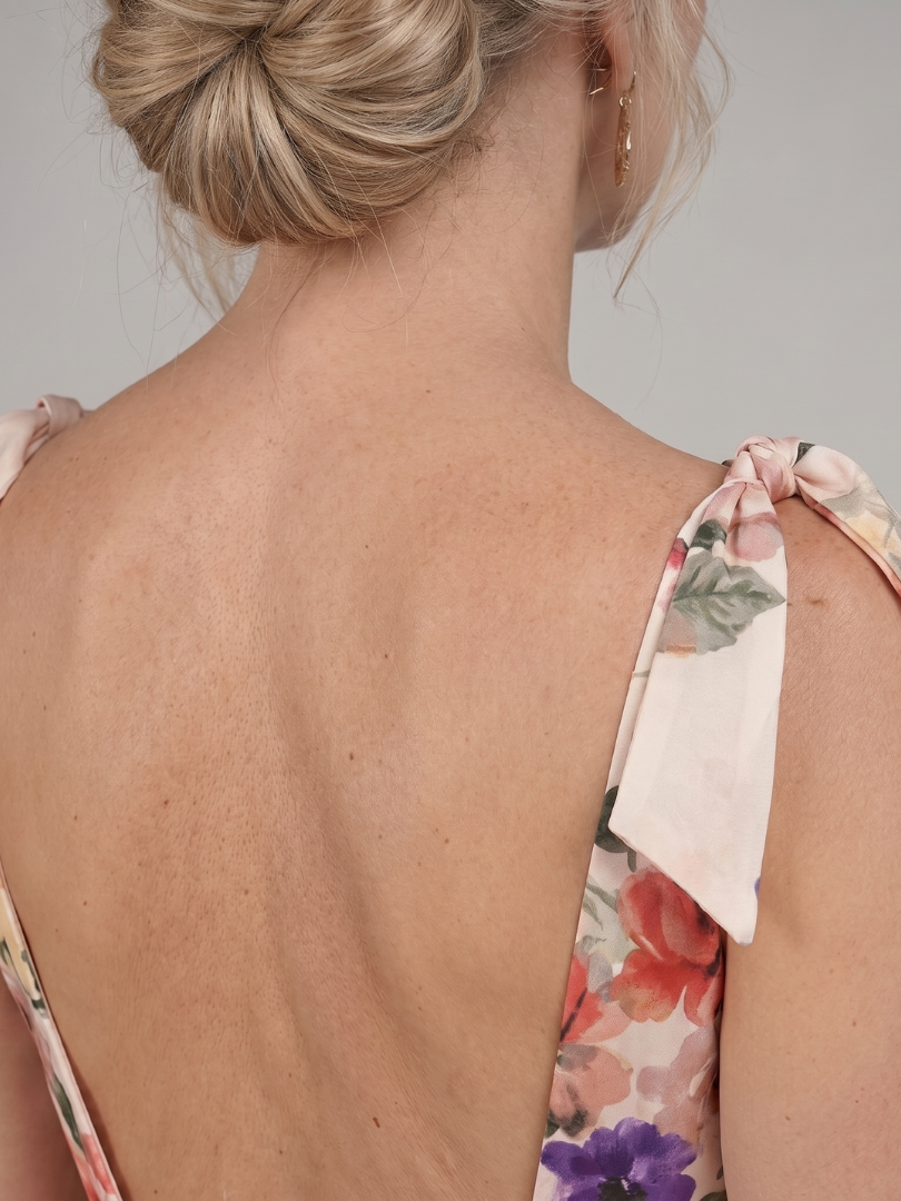 Elarose | Robe Maxi à Jupe Flottante Sans Manches