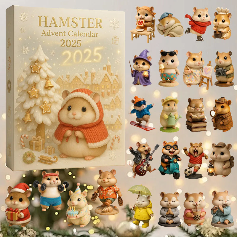 Calendrier de l'Avent HamsterJoy | Délicieuses friandises pour les fêtes de votre ami à fourrure
