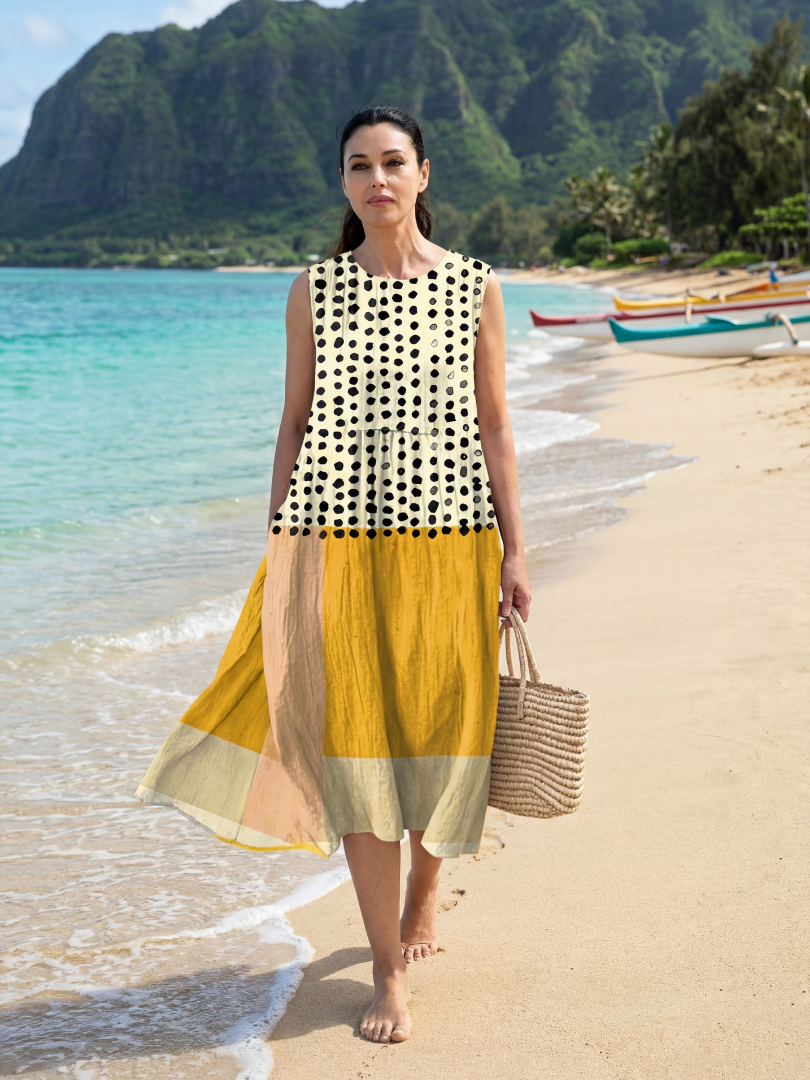 Hugo | Robe Midi à Pois