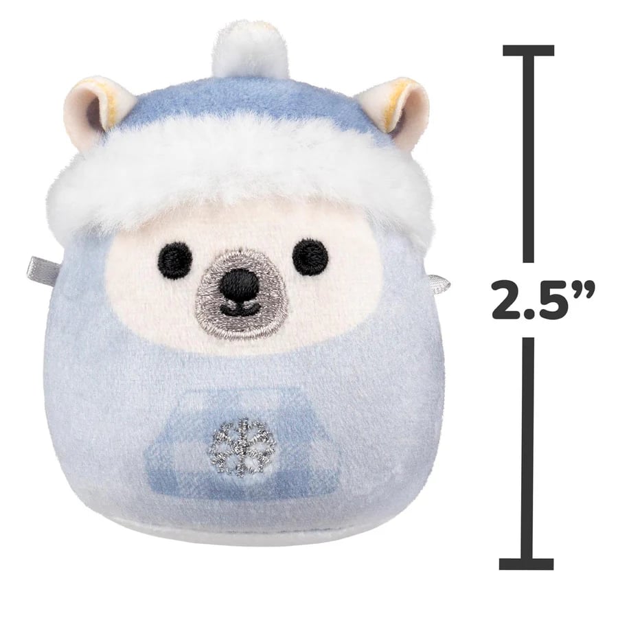 SquishJoy Ensemble de Surprises de Vacances | Calendrier de l'Avent festif rempli de Squishmallows câlins !