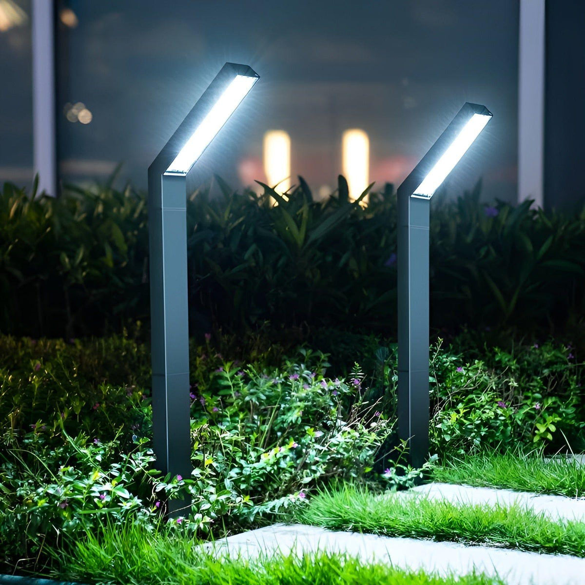 Éclairage Extérieur Solaire Résistant aux Intempéries Lampe de Jardin Durable Énergie Solaire