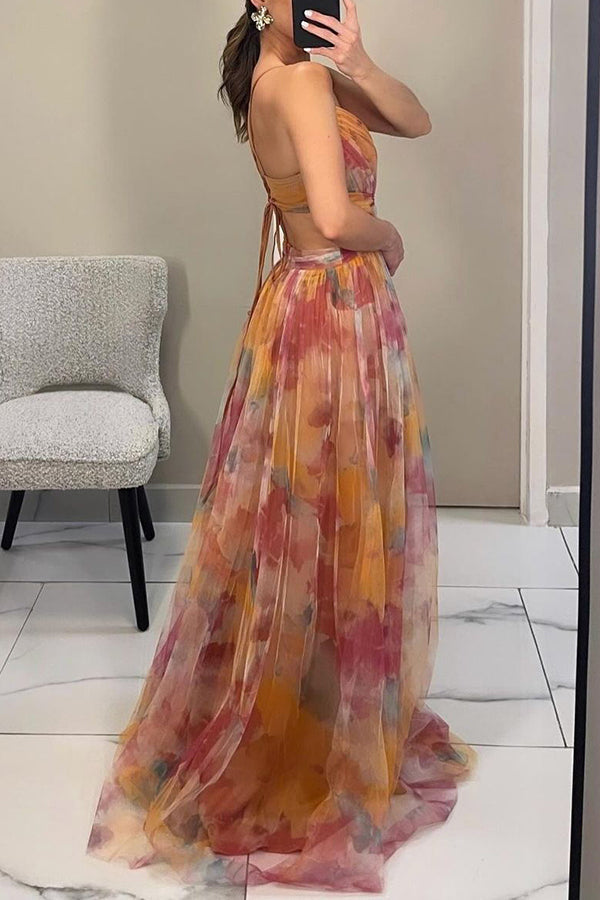 Flor | Robe maxi à fleurs légère