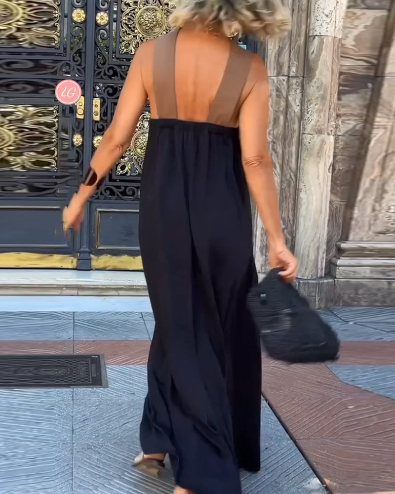Mandie | Robe élégante dos nu avec design croisé