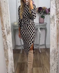 Kyllie | Robe Fendue Écailles de Poisson Glamour
