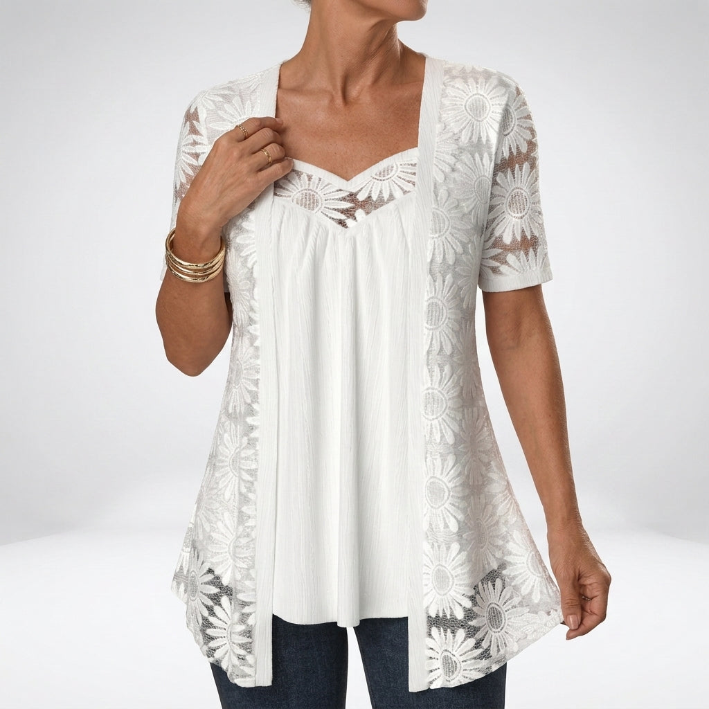 MOREAU LYON | BLOUSE À DENTELLE POUR FEMMES
