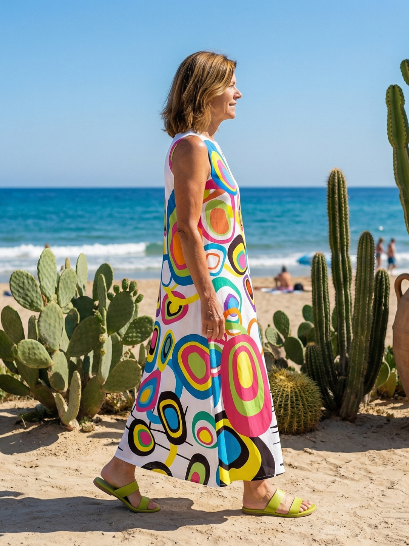 Calira | Robe Maxi Fluide et Ludique