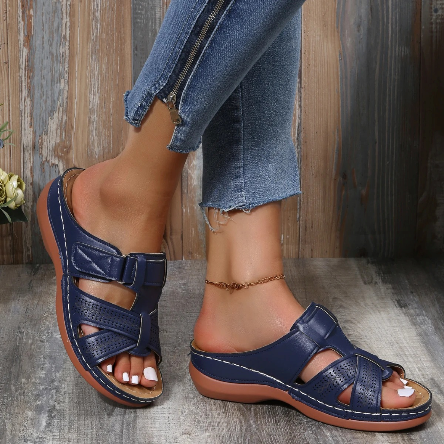 Sandales pour femmes à bout ouvert