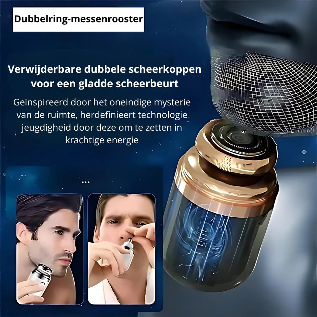LuxuraShave Rasoir Électrique Sans Fil | Découvrez un confort et une précision ultimes lors du rasage